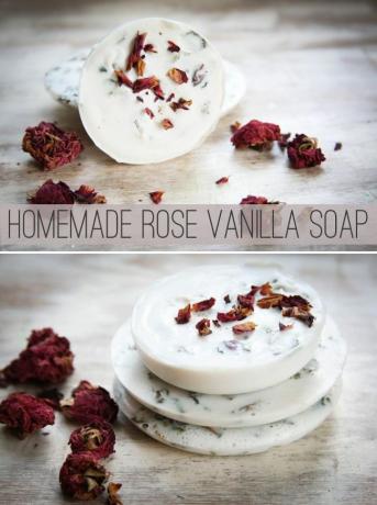 Săpun de vanilie DIY Rose