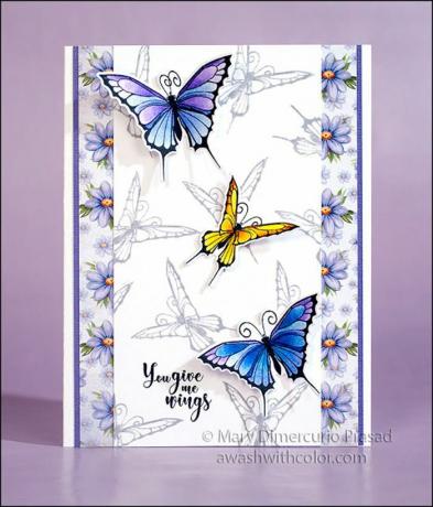prismacolor motýlí karta