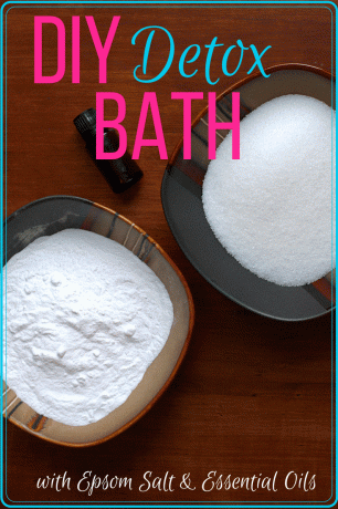 DIY detoxikační koupel s epsomskou solí