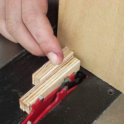 Ajustando o gabarito de junta de caixa