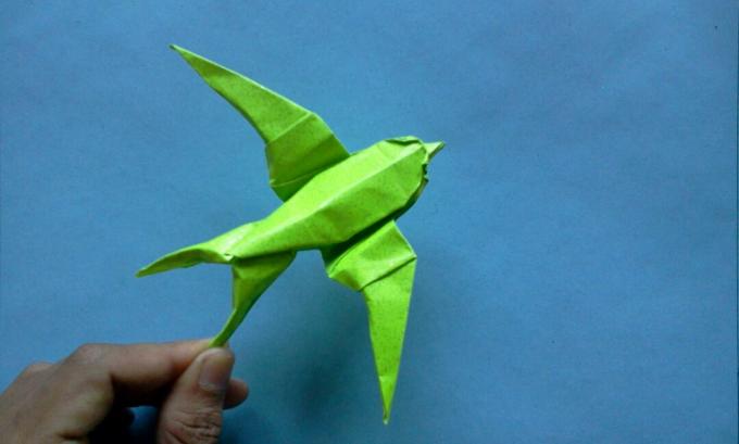 Vlaštovka origami