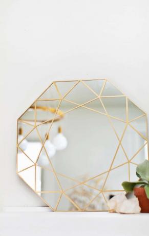 DIY drahokam zrcadlo