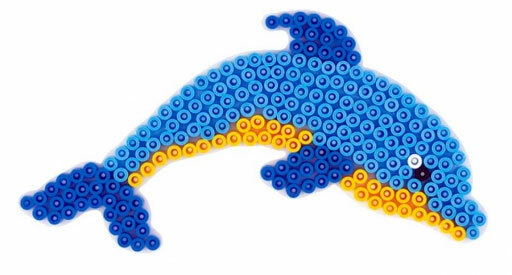 Delfin koralikowy Perler