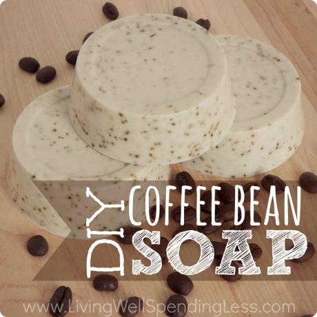 Mýdlo z kávových zrn