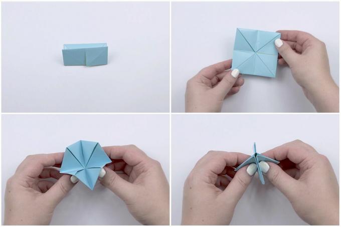 origami cootie lapač instrukce 02