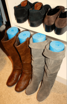 Cool Hacks - Pool Noodles in Boots