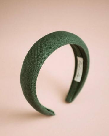 Rock N Rose Vera Forest მწვანე თეთრეული padded Headband