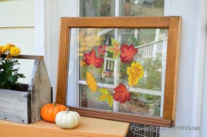 Hoe herfstbladeren op glas te schilderen 1 van 2