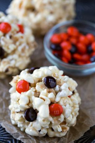 Boules de pop-corn à la guimauve