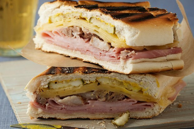 Sandwich Kuba panggang