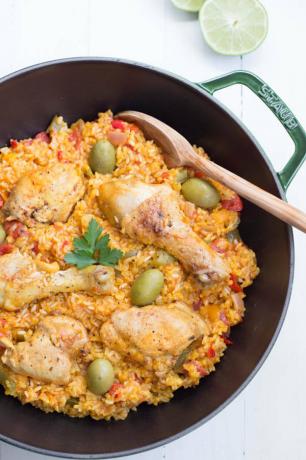Испанско пиле и ориз