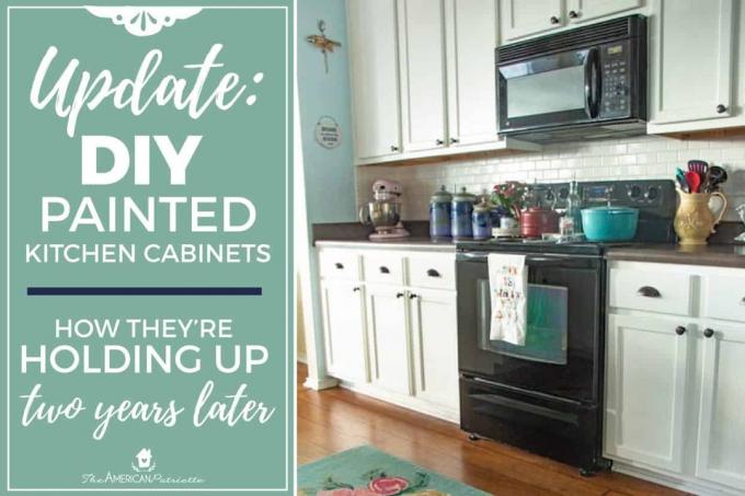 Tipps, um weiße DIY-Küchenschränke weiß zu halten