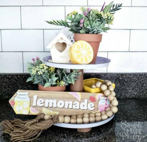 Diy met gelaagde lente