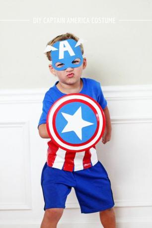DIY Captain America kostyme