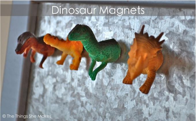 Магниты динозавров своими руками