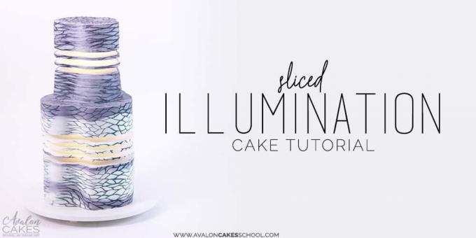 Plátky osvětlení lucerna dort avalon koláče