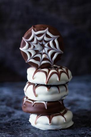 Cookie-uri Oreo spider web