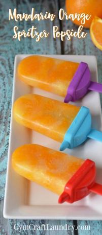 Mandalina portakallı spritzer buzlu şekerler