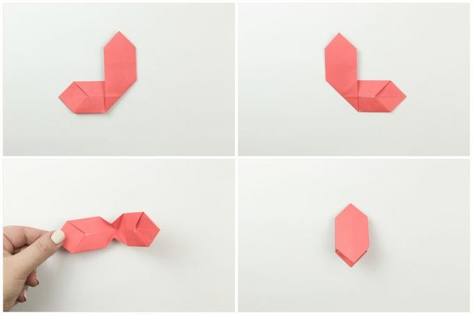 enkel origami sløyfe for sløyfe 3