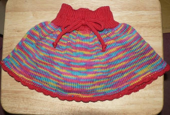 Rainbow skirt diaper საფარი