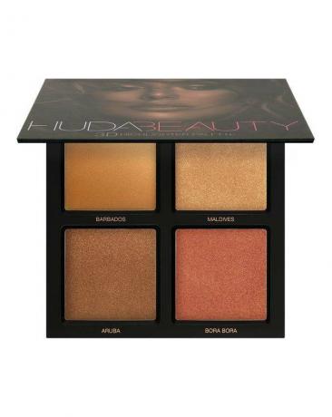 Huda Beauty 3D-Highlight-Palette, The Bronzed Sands Edition