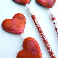 Pastelkové tužky na srdce