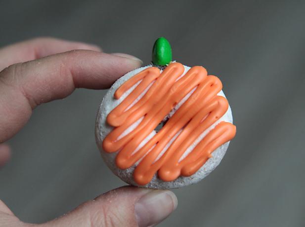 Donut dovleci ușor distractiv donette copil alimentație meșteșug activitate Halloween 3