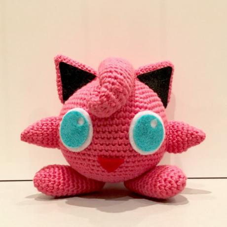 DIY jiggypuff háčkovaný projekt