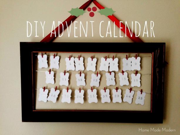 DIY adventní kalendář
