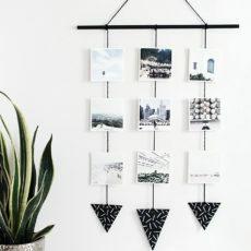 DIY foto ja kolmnurkne seina riputamine