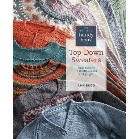 Praktická kniha pletených svetrů Knitter - základní provedení ve více velikostech a měřidlech