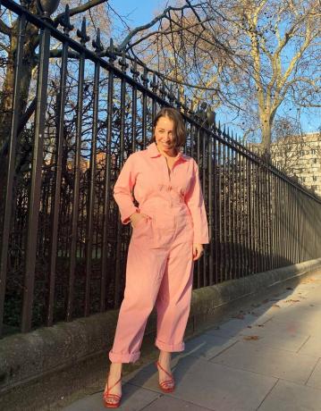 Nejlepší nákupy na High Street jaro 2019: Růžový městský outfitový kotel