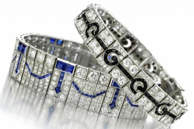 Prsteny na šperky ve stylu Art Deco