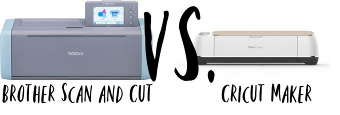 Brother scannen und schneiden vs. Cricut-Hersteller