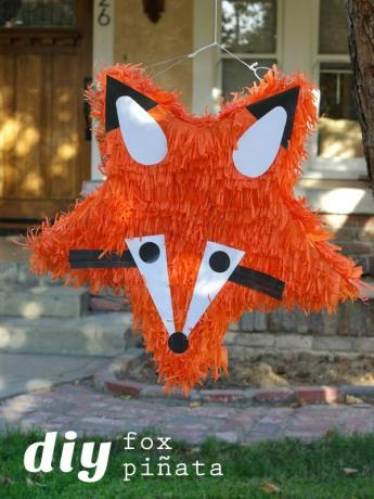 Fox pinata diy
