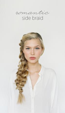 diy-wedding-hairstyles-punos-pitkille hiuksille