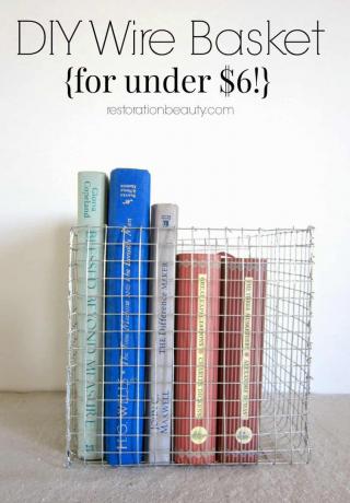 Diy draadmand voor minder dan $ 6