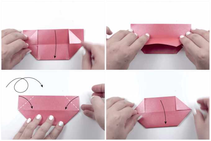 modulárny origami lotus 2