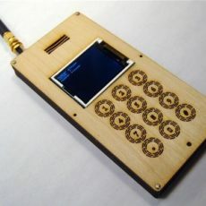 Diy jumbo drewniany telefon komórkowy