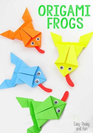 Origami žáby