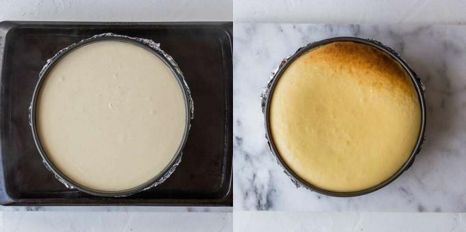 Pekanriekstu pīrāga siera kūka, 3. darbība