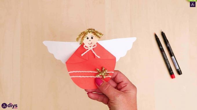 Paperinen enkeli lasten askartelu