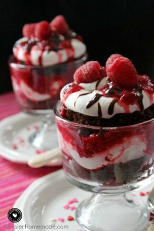 Schokoladen-Himbeer-Trifle