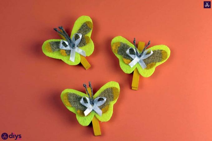 Jak vyrobit motýl z clothespin jednoduchého barevného projektu