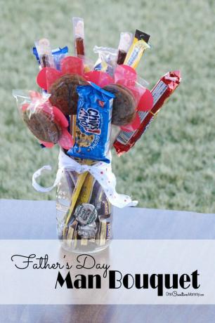 Bouquet de bonbons cadeau fête des pères