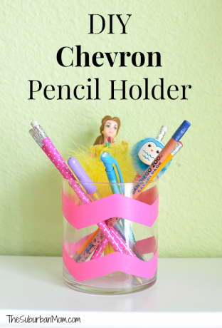 Chevron malované držáky na tužky