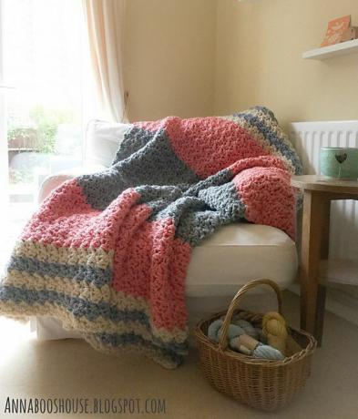 Τεράστιο μοτίβο Squishy Blanket Free Crochet