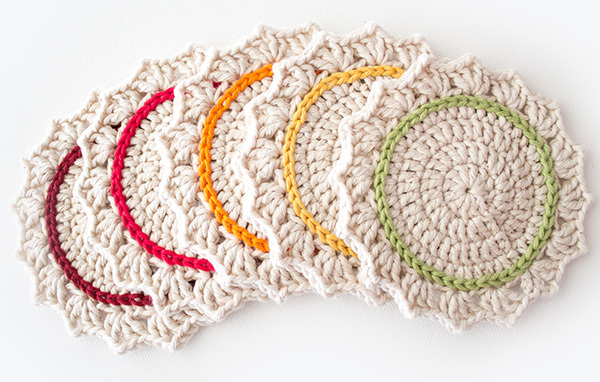 DIY Crochet कोस्टर