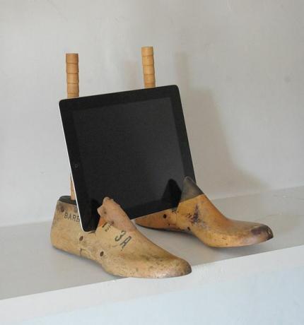 Ipad-standaard voor schoenen