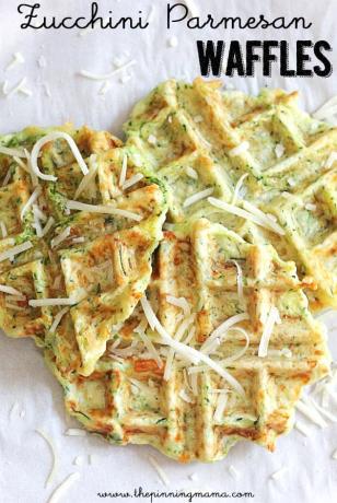 Courgettewafels
